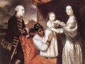 George Clive y su familia Joshua Reynolds